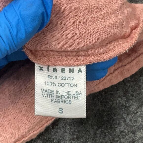 Xirena Lou Top Ballet core Pale Pink 100% Cotton Gauze Soft Girl Boxy Top Size S - Picture 5 of 7